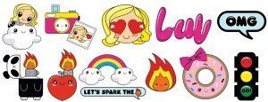 Gwen Stefani - Sparks The Fire Stickers Packs - Sample 01