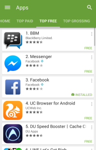 Top Free App 17 Des
