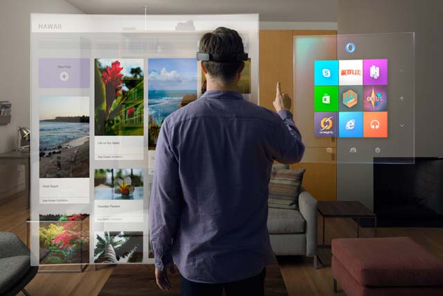 Ilustrasi Microsoft HoloLens