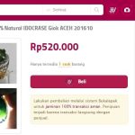 penjual batuk akik di bukalapak