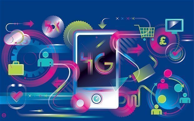Ilustrasi ponsel 4G (Foto: telegraph.co.uk)
