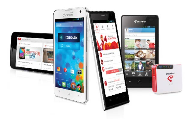 Ilustrasi smartphone Andromax dari Smartfren