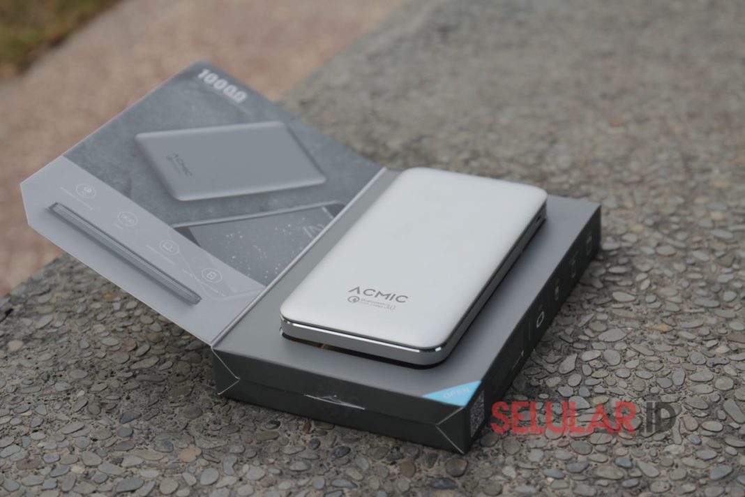 review acmic power bank, acmic a10pro