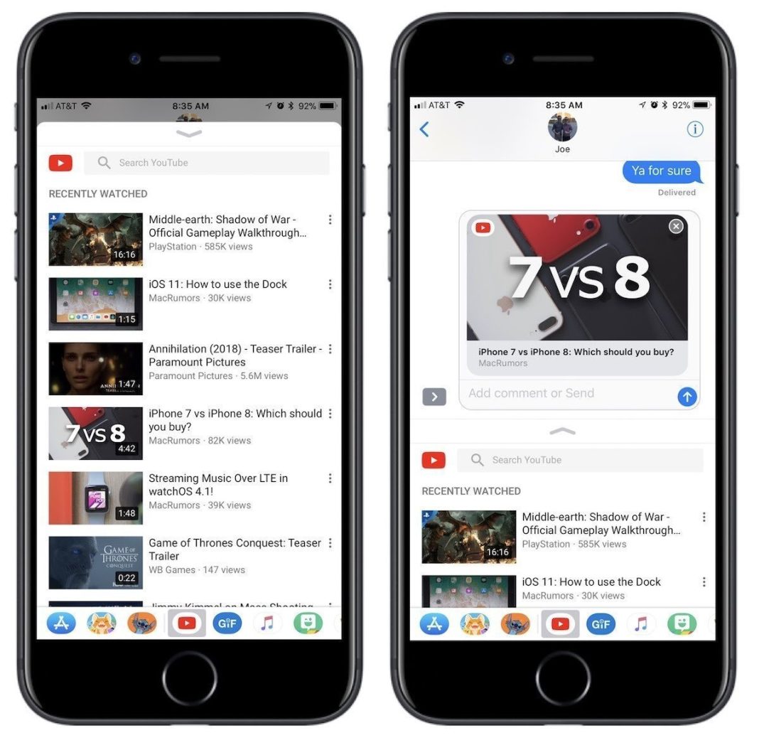 Kurang Populer Penyebab Youtube Hentikan Aplikasi Mini iMessage di iOS
