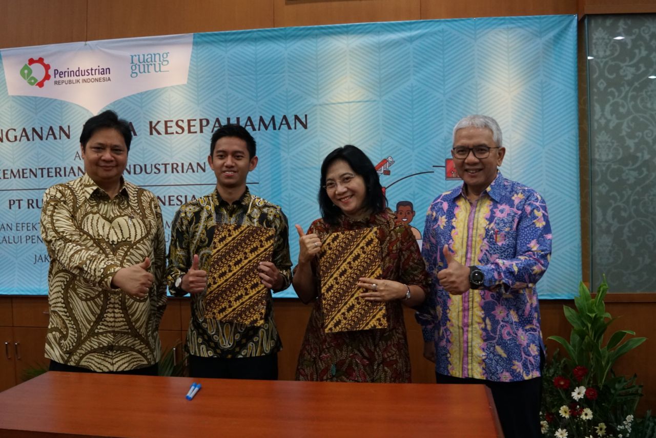 Foto Kemenperin x Ruangguru