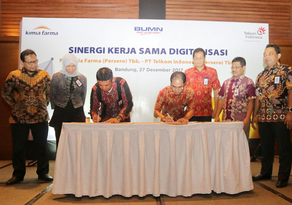 Kerjasama Kimia farma dan Telkom