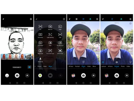 Mode kamera Huawei Nova 3i
