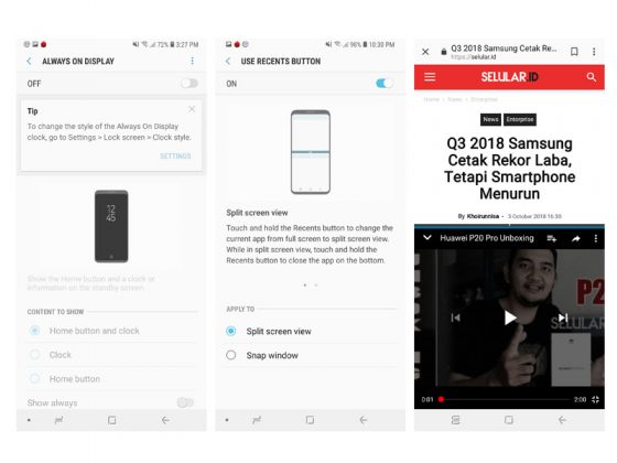 Display Samsung Galaxy A6 Plus