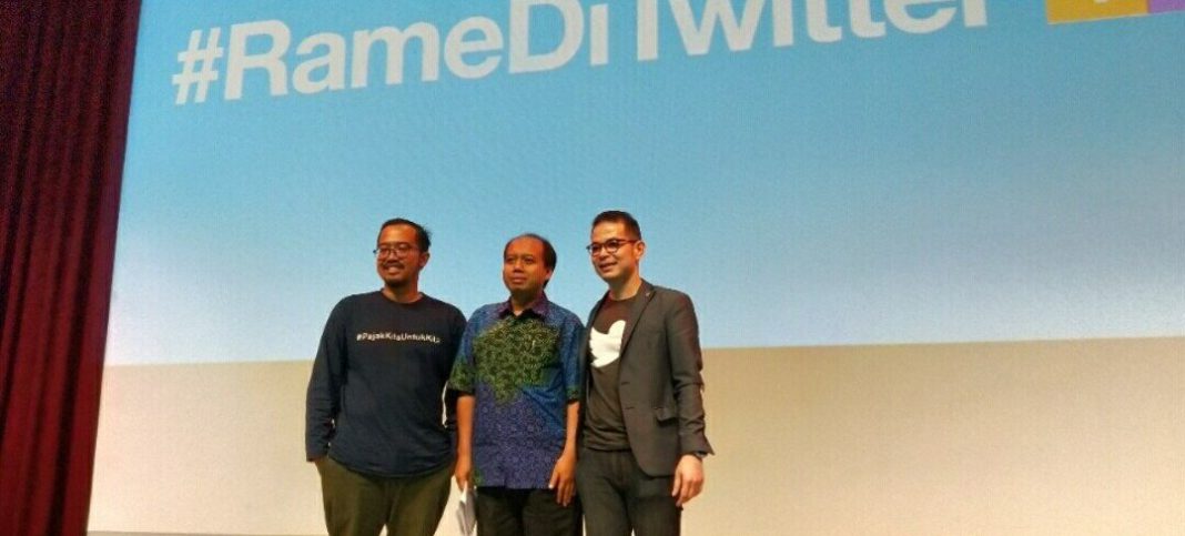 Perwakilan Twitter dan perwakilan pegiat sosial