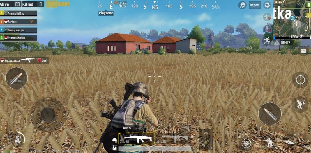 Bermain game PUBG menggunakan Smartfren