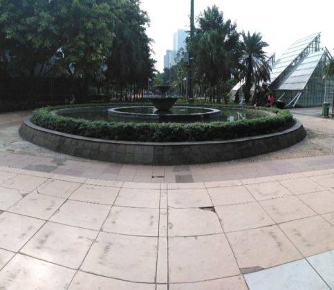Foto dengan mode panorama Oppo A7