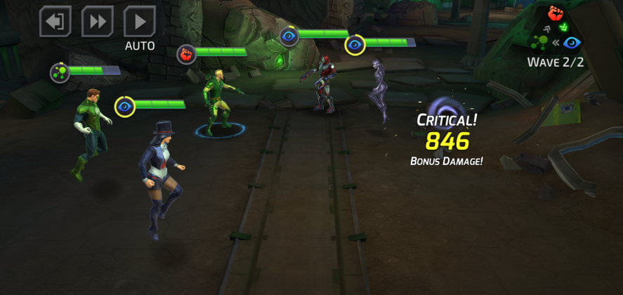 Bermain game DC Legend di Oppo A7