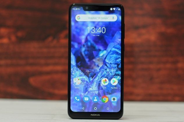 Bagian depan Nokia 5.1 Plus
