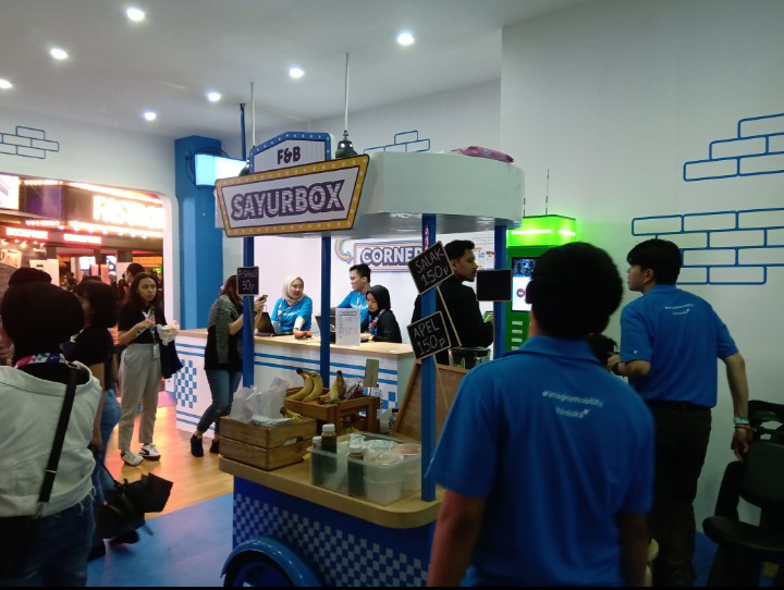 Booth Traveloka dalam BNI Java Jazz 2019