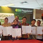 Penantdatanganan MOU Telkomsel dan Pegadean