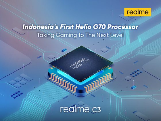 realme C3 Indonesia dengan prosesor MediaTek Helio G70