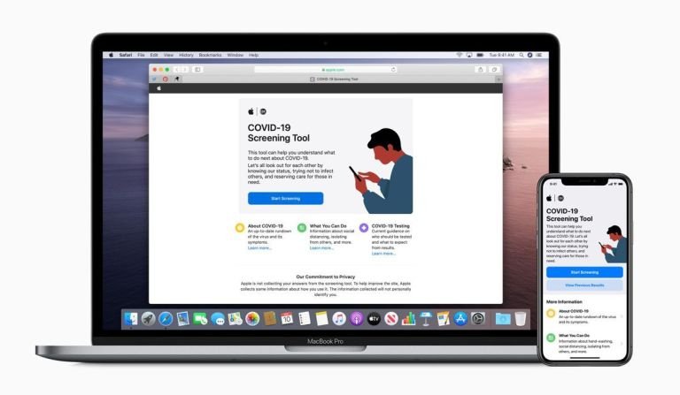 Aplikasi Apple Terkait Covid-19