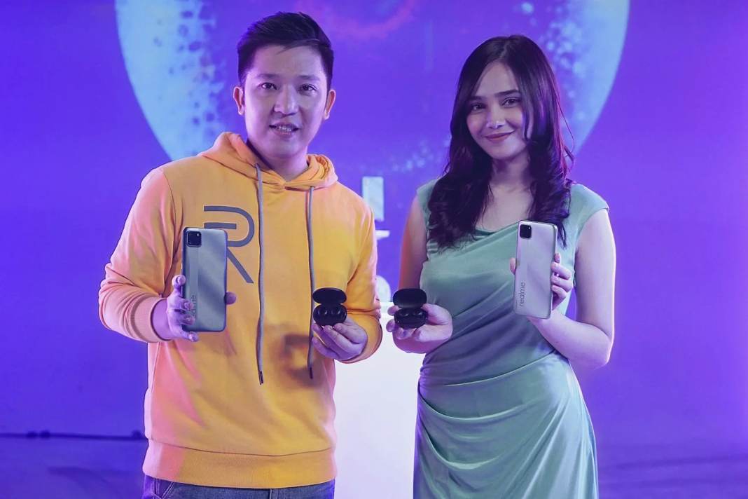 realme C11 dan realme buds Q