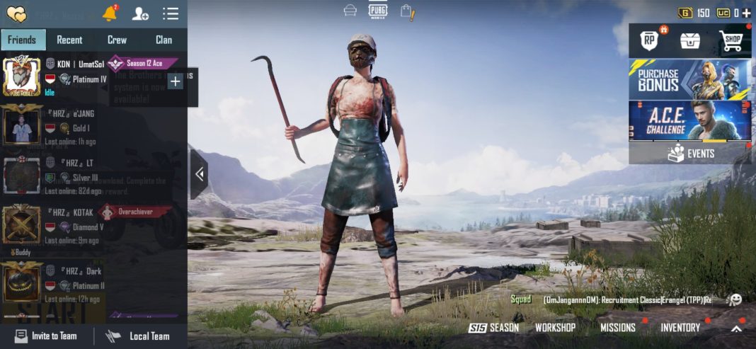 cara mabar PUBG Mobile bareng Blackpink