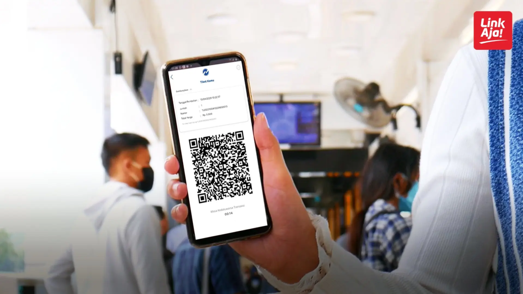 cara beli tiket KRL tanpa kartu tetapi pakai LinkAja.