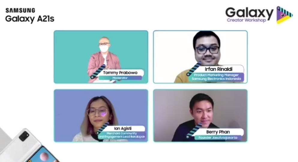 fitur smartphone untuk bikin konten, Galaxy Creator Workshop