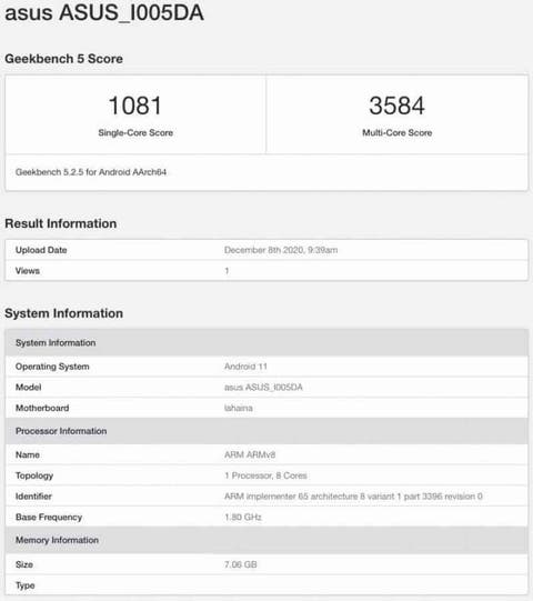 skor benchmark rog phone