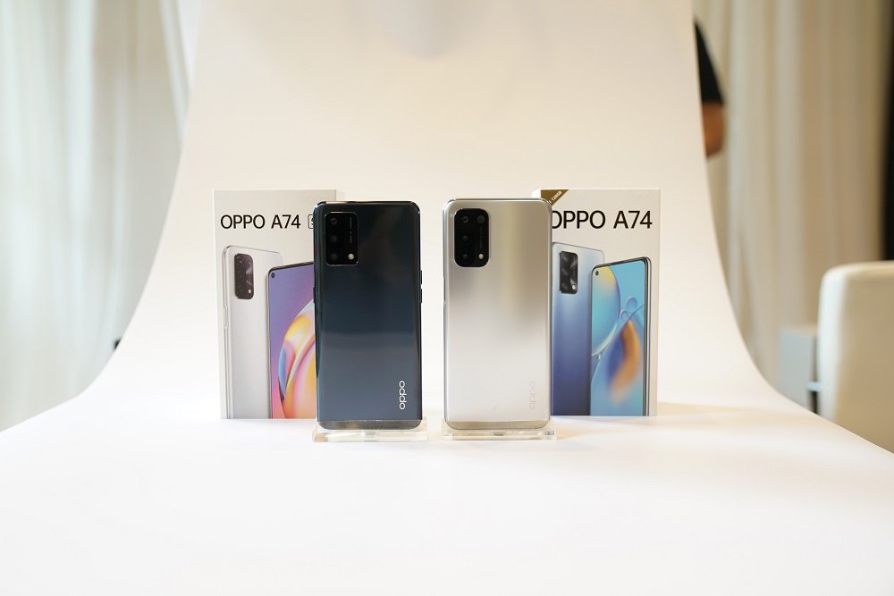 HP Oppo RAM 6GB Rp2 jutaan Oppo A74 5G.