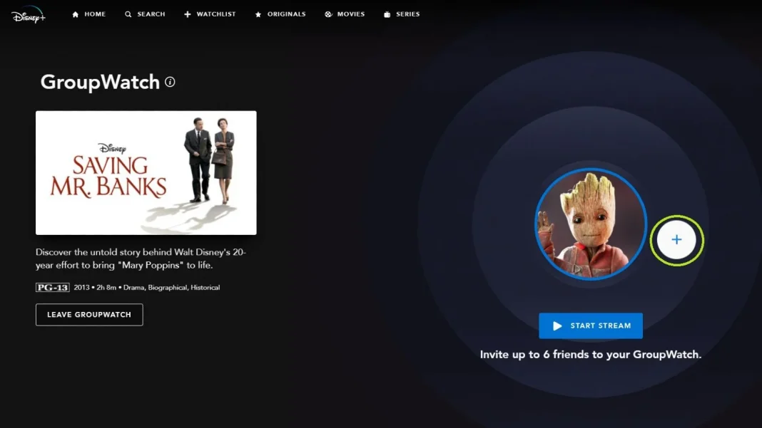 Cara Gunakan FItur GroupWatch di Disney Plus