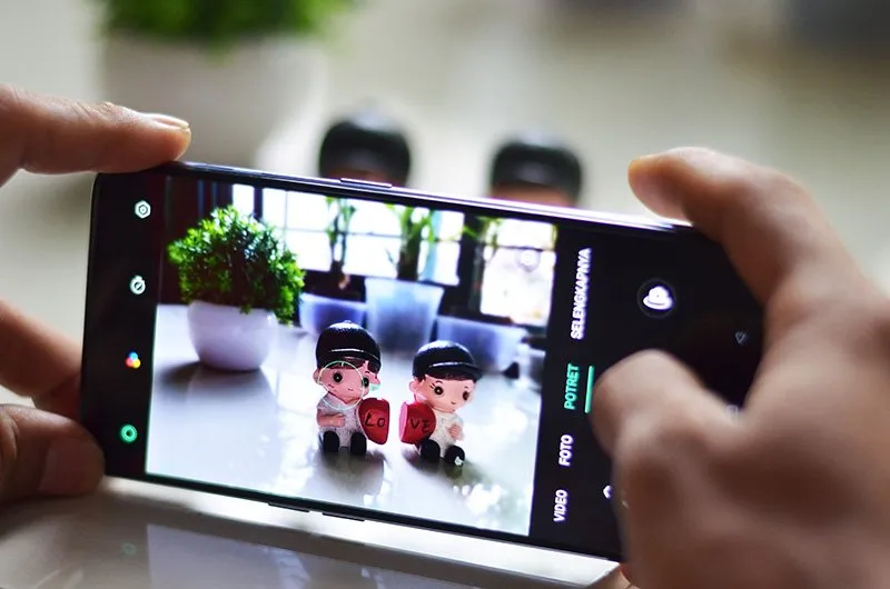 Memotret produk mennggunakan Oppo A95
