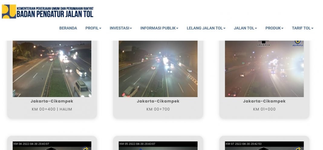 CCTV pantau kemacetan jalan tol (BPJT)