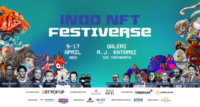 200 Kreator Tampil di Festival NFT yang Digelar Secara Hybrid, Catat Tanggalnya