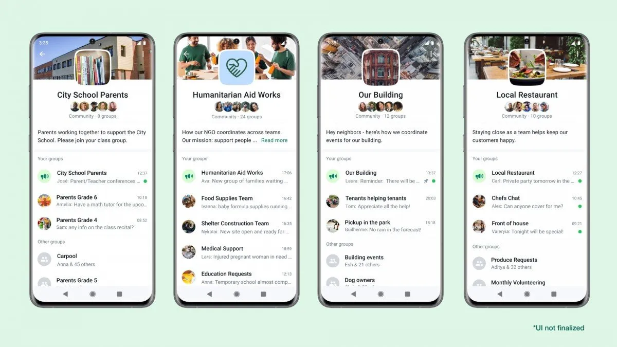 Whatsapp memperkenalkan komunitas