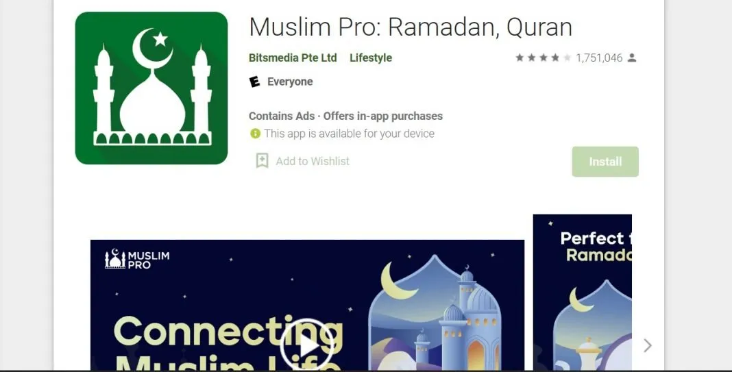 aplikasi selawat saat Ramadan