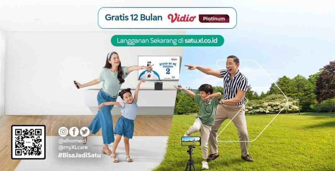 XL Home Kerjasama dengan Vidio dan Tokopedia, Pelanggan Diuntungkan