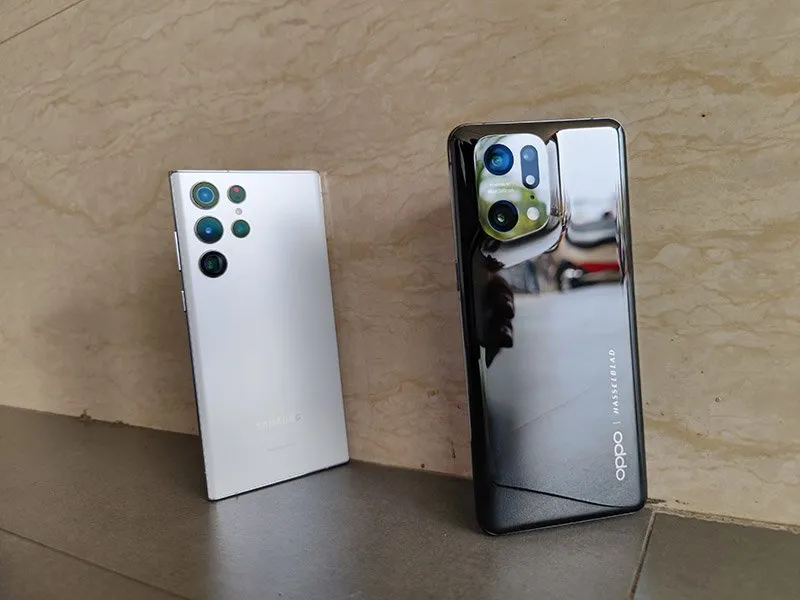 OPPO Find X5 Pro 5G vs Samsung S22 Ultra.