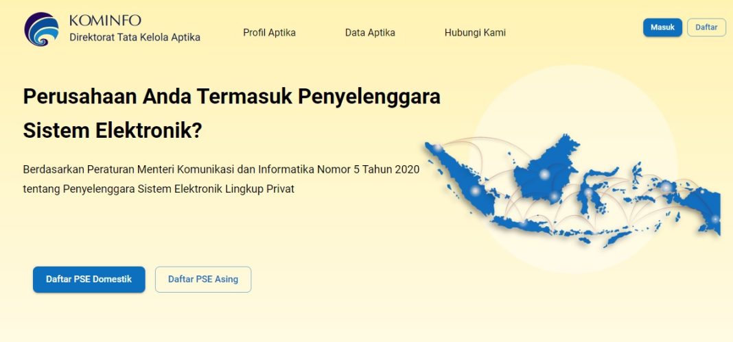 Kominfo akan beri sanksi kepada PSE yang belum terdaftar