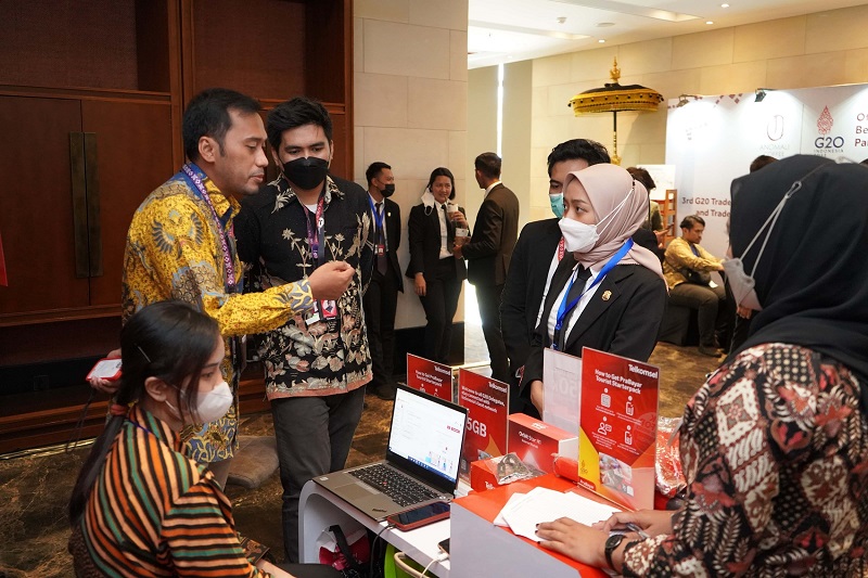 Dari 5G, AR, VR, AI Robot, dan IoT, Telkomsel Unjuk Gigi di G20 TIIWG ke-3