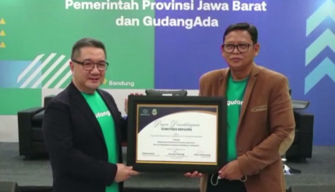 Kerja sama GudangAda dengan Pemprov Jabar.