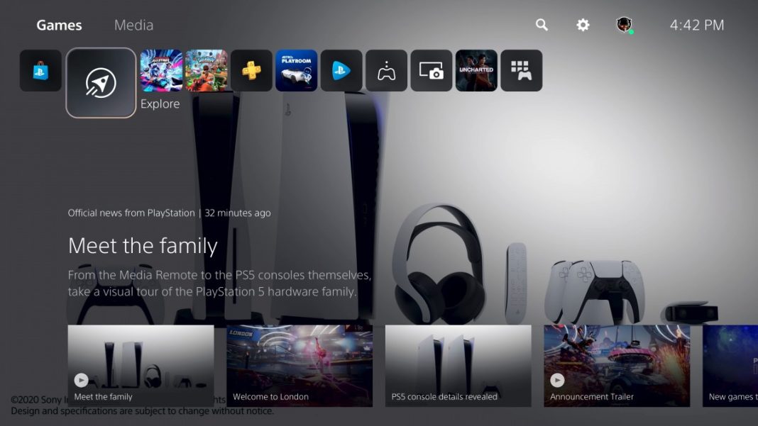PS5 fitur software