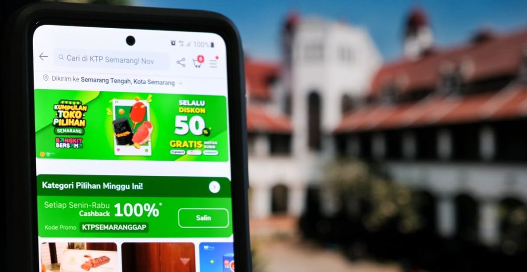 Ilustrasi berbelanja promo 10.10.