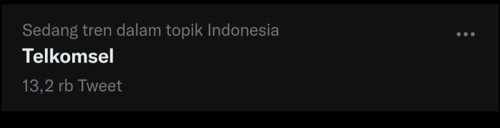 Telkomsel Trending Topic