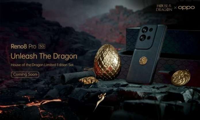 Tampilan Oppo Reno 8 Pro 5G House of Dragon Beredar