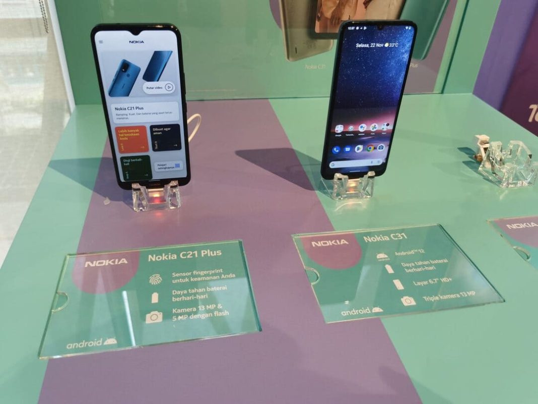 Smartphone Nokia C21 Plus & Nokia C31