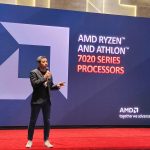 Donnie Brahmandika, Retail and Product Enablement Manager AMD Indonesia, pada peluncuran prosesor AMD Ryzen 7020 Series dan Athlon 7020 Series, di Jakarta, Selasa (29/11/2022).