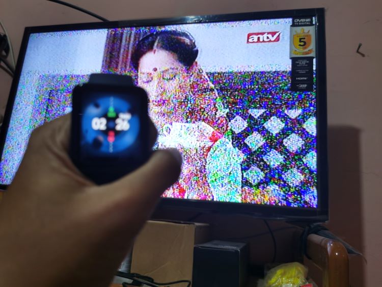 Siaran TV Analog ANTV pada Pukul 02.26 WIB