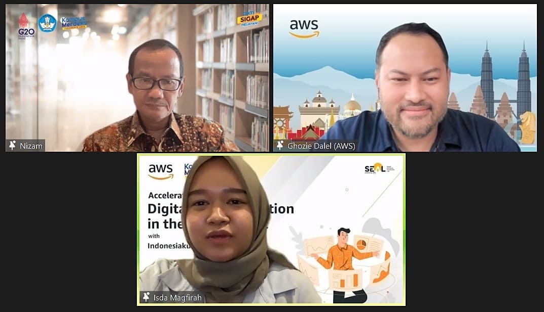 Tangkapan Layar Media Briefing AWS