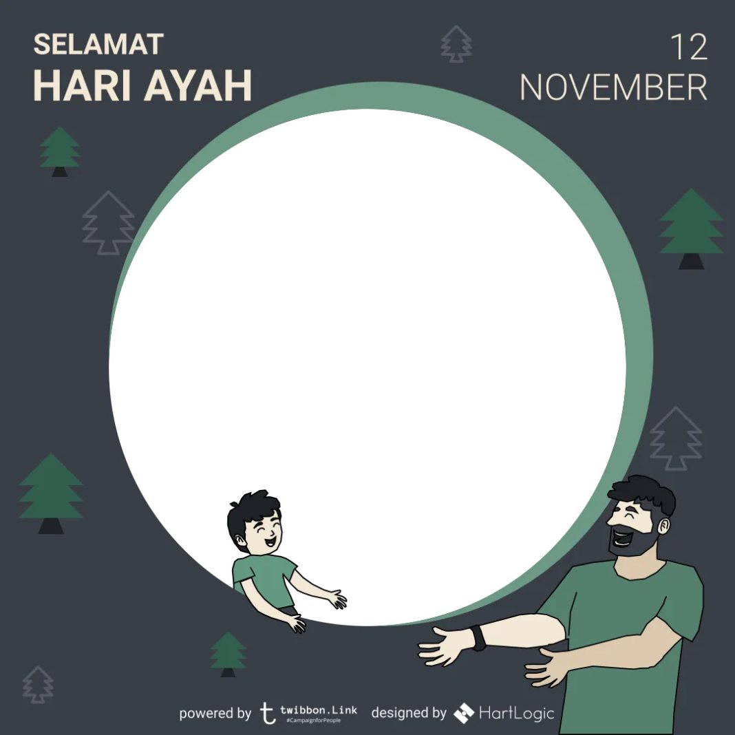 Twibbon Hari Ayah Nasional.