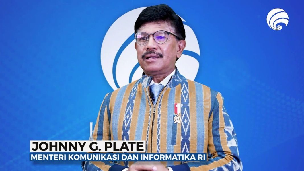 Menkominfo Johnny G Plate jadi tersangka kasus korups BAKTI Kominfo.