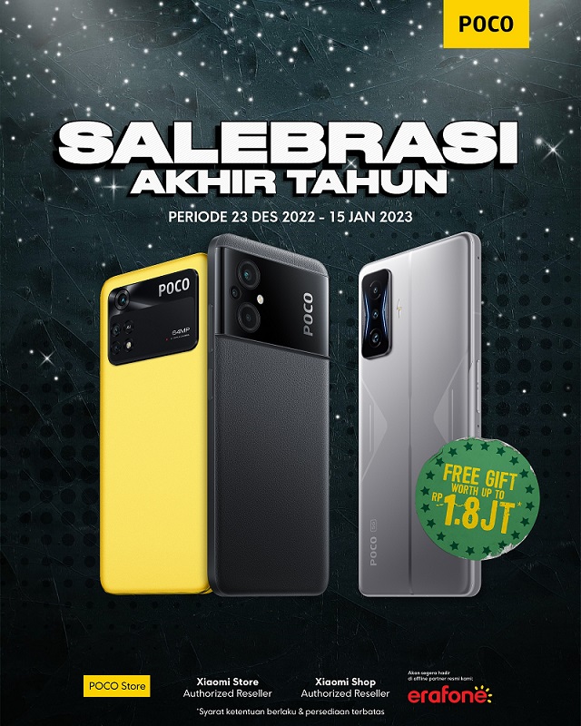Promo Smartphone Poco Harga Ekstrem