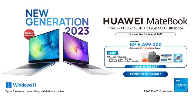HUAWEI MateBook D14 & MateBook D15